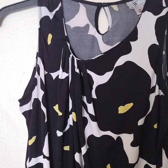 Worthington Abstract Patterned Sleeveless Blouse - Picture 4 of 8